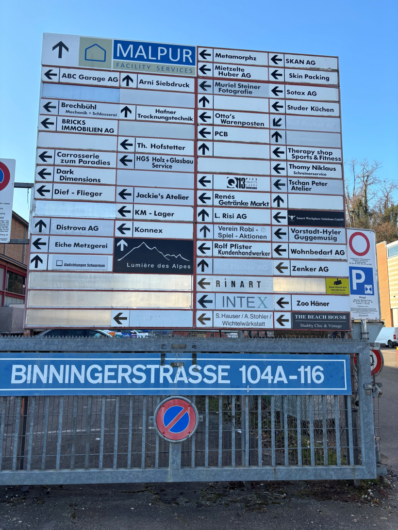 Gewerbezone Binningerstrasse